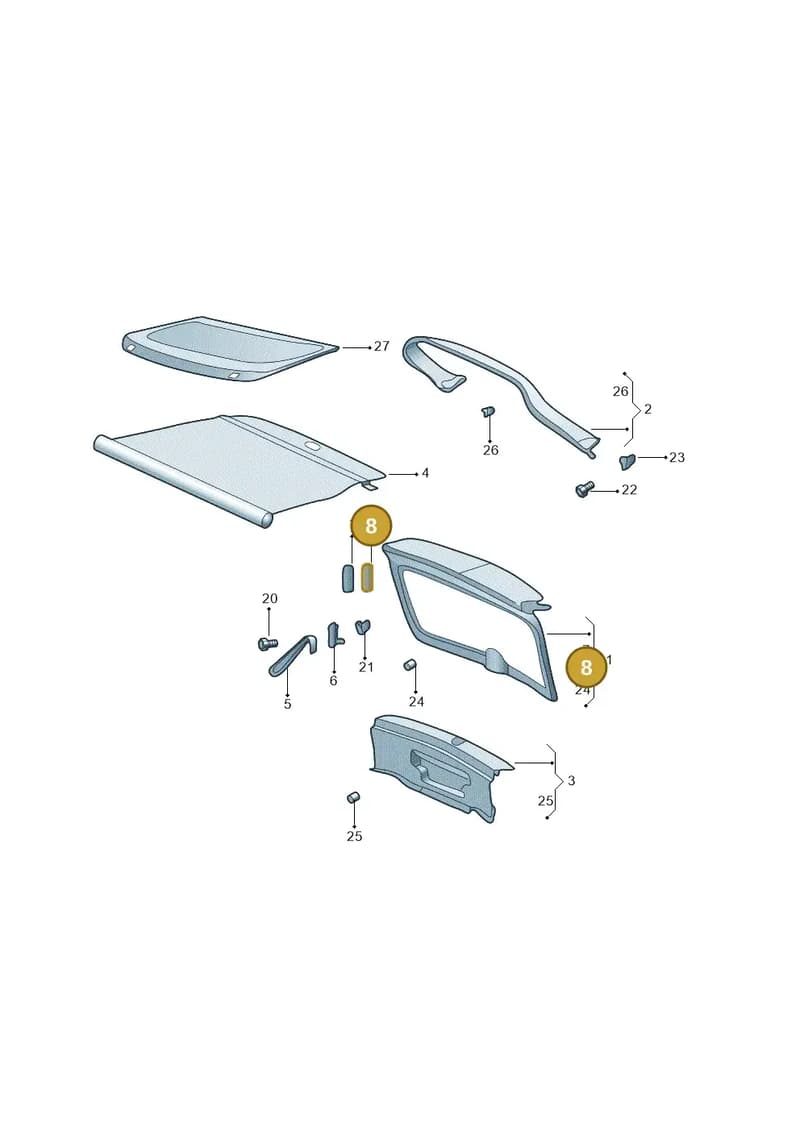 565867657A9B9 — Skoda Kodiaq (2017-2022) diagram 644867900, position 8