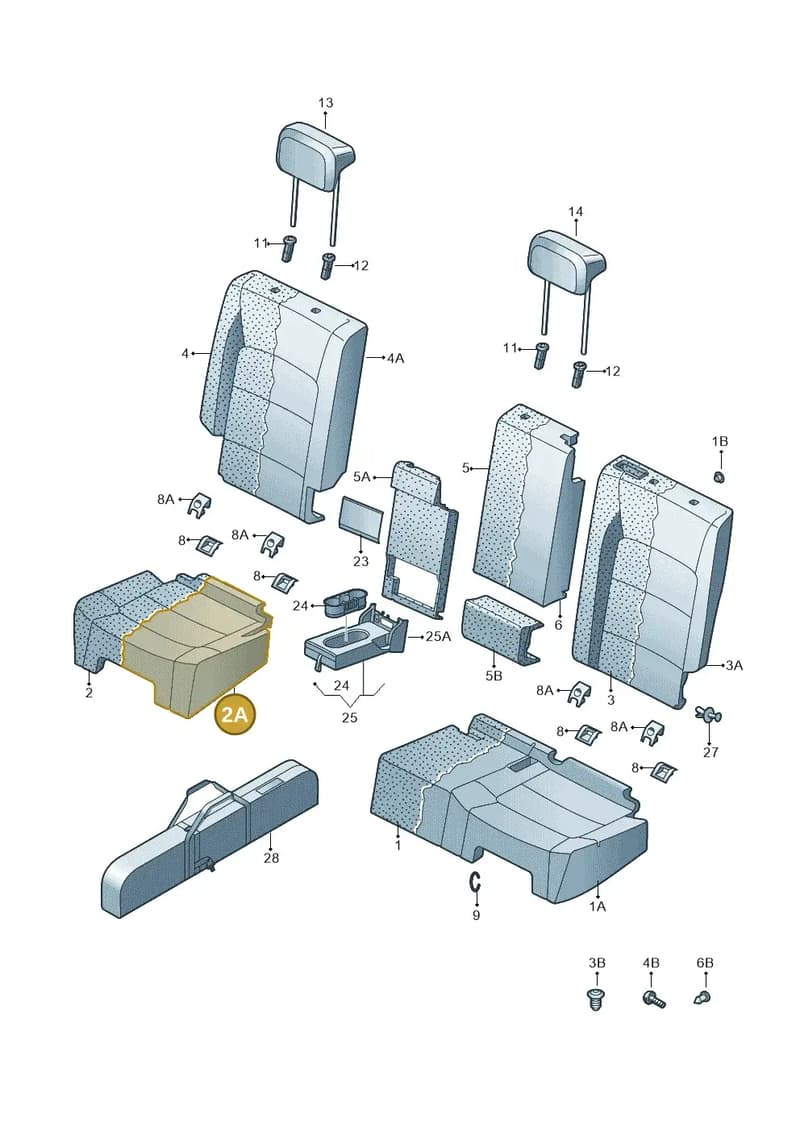 565885406JNQZ — Skoda Kodiaq (2018-2022) diagram 804885500, position 2A