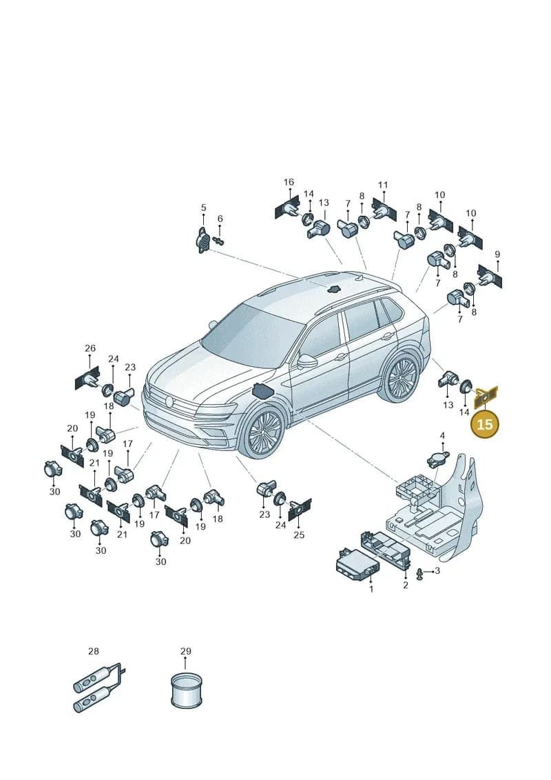 565919493CGRU — Skoda Kodiaq (2018-2022) diagram 804919051, position 15
