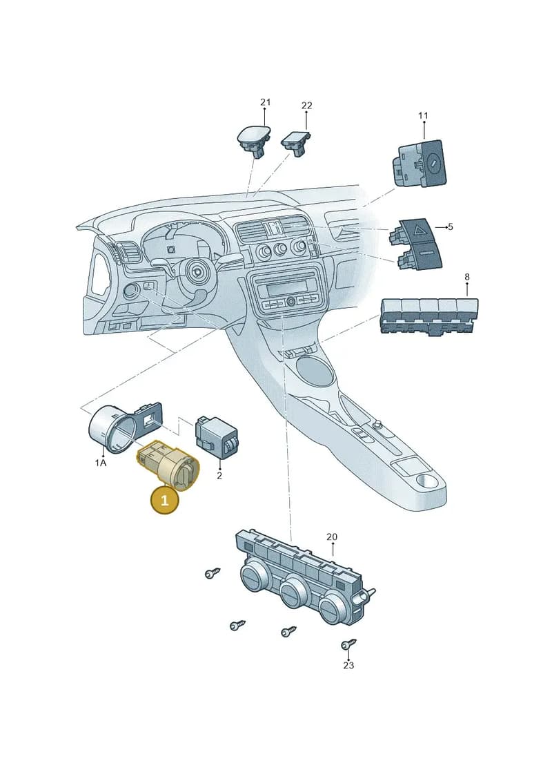 565941431CWHI — Skoda Kodiaq (2018-2022) diagram 804941500, position 1
