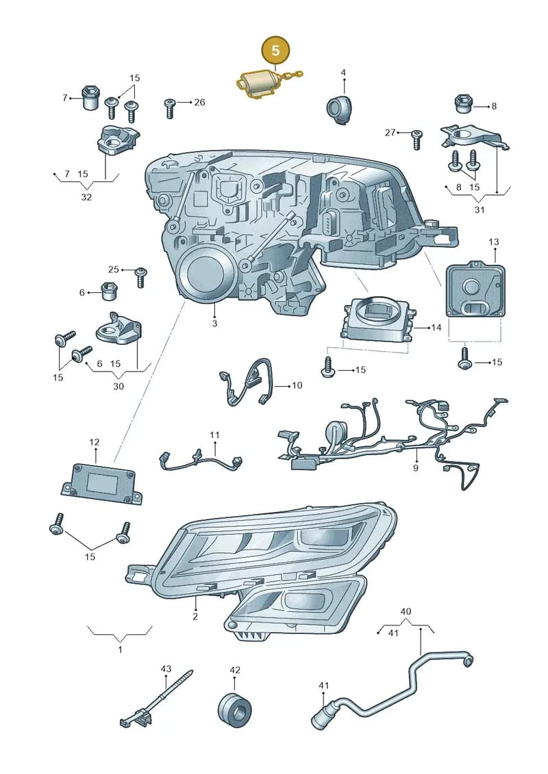 565998132 — Skoda Kodiaq (2016-2024) diagram 804941200, position 5