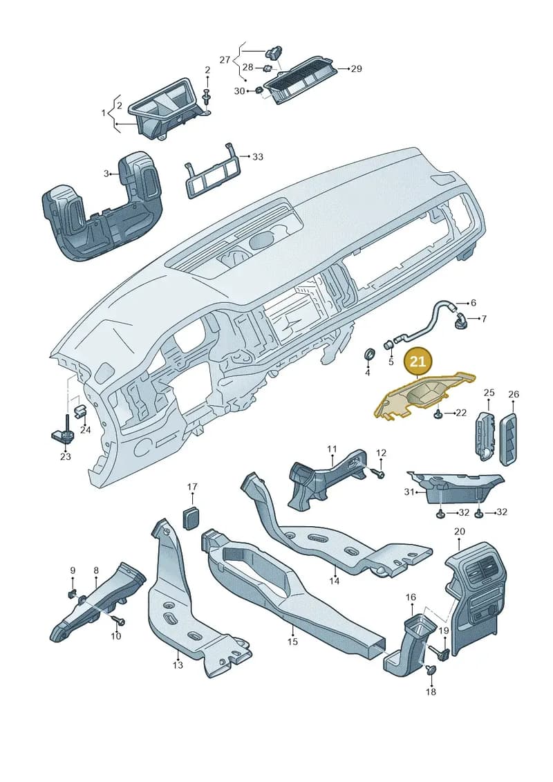 566819593B — Skoda Karoq (2017-2023) diagram 834819030, position 21