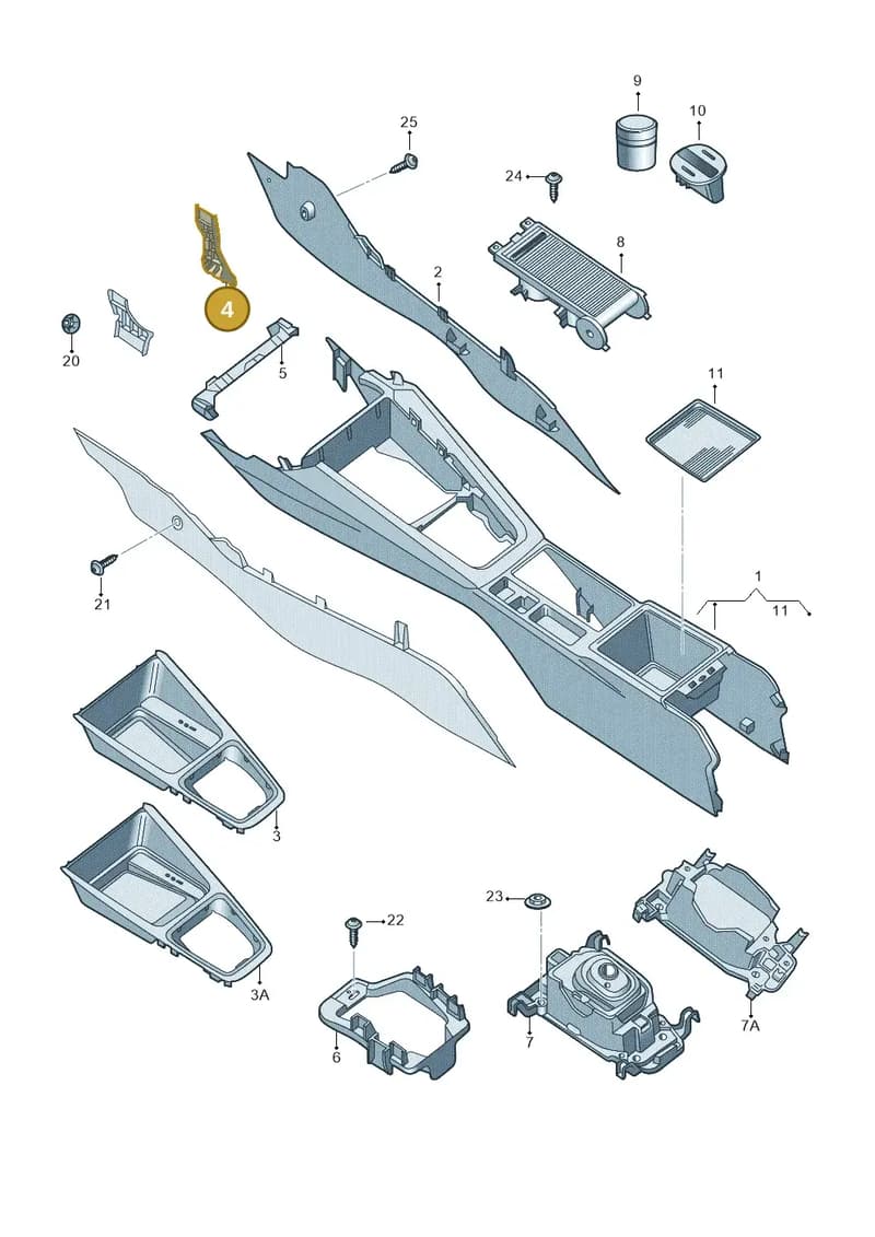 566863143 — Skoda Octavia (2019-2022) diagram 585863050, position 4