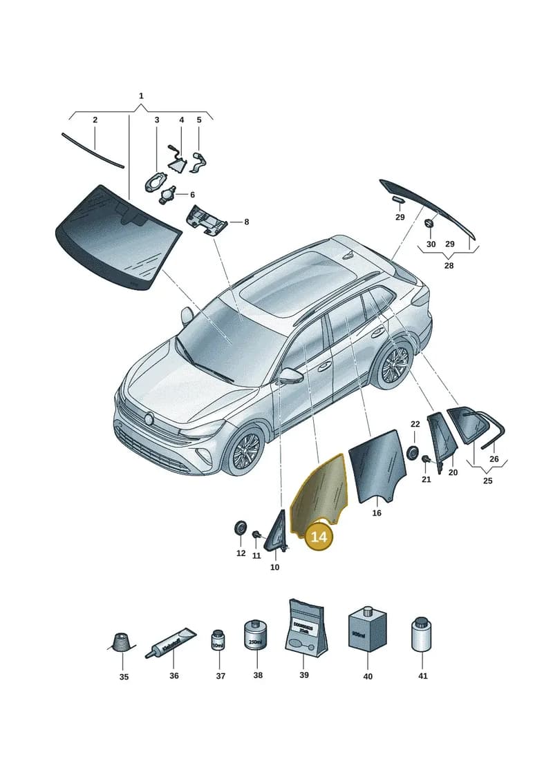 571845021 — Skoda Kodiaq (2024-2024) diagram 57x845000, position 14