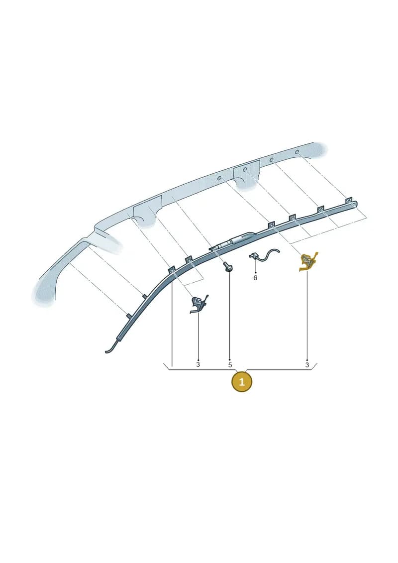 571880741G — Volkswagen Tiguan (2023-2025) diagram 884880300, position 1