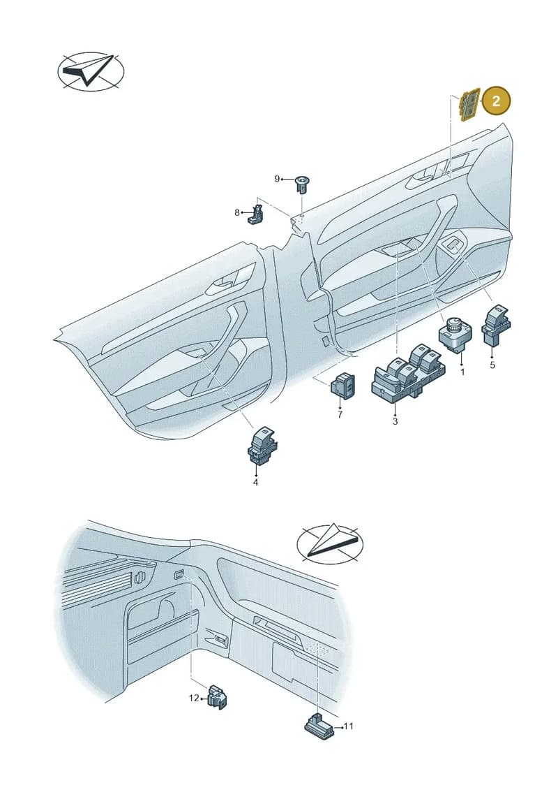 571962126WHS — Volkswagen Passat Estate (2023-2025) diagram 828959060, position 2