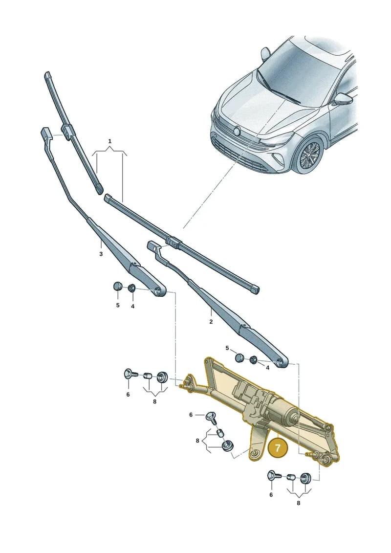 572955023 — Skoda Kodiaq (2024-2024) diagram 57x955000, position 7