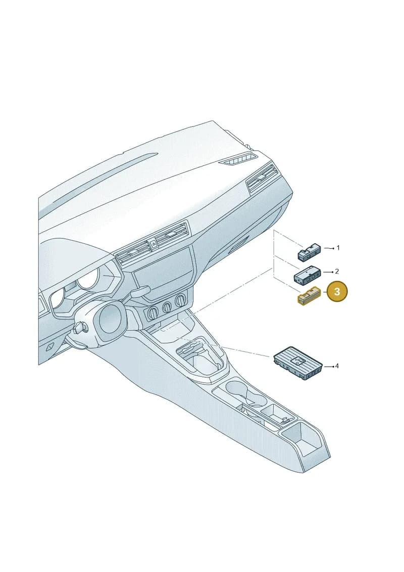 575035345 — SEAT Arona (2017-) diagram 835035400, position 3