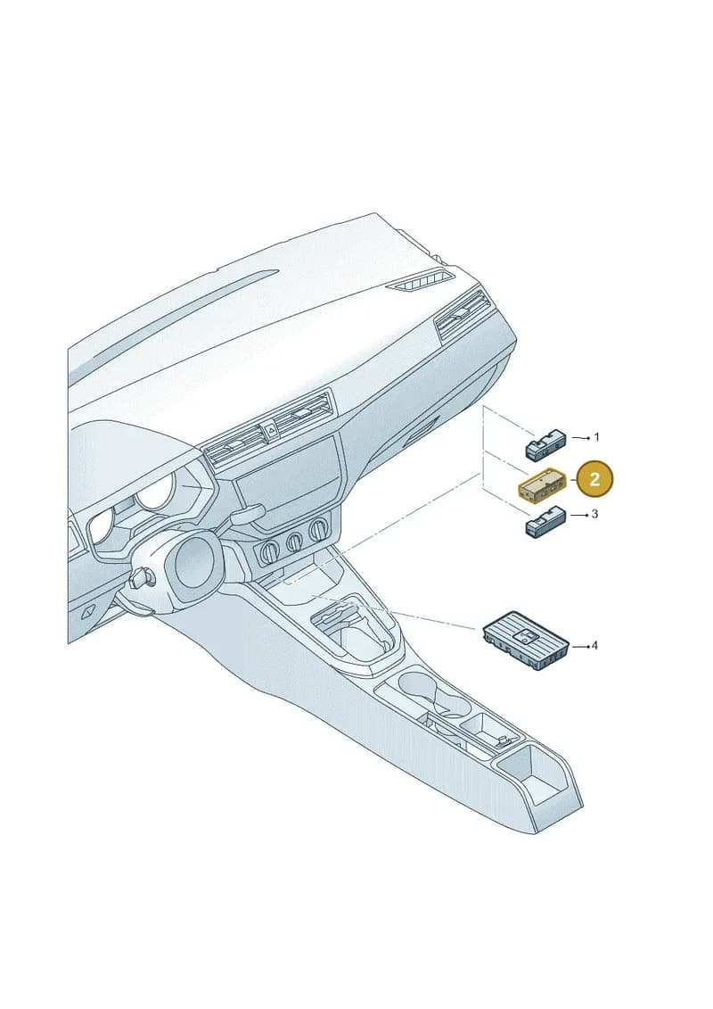 575035736A — SEAT Arona (2017-) diagram 835035400, position 2