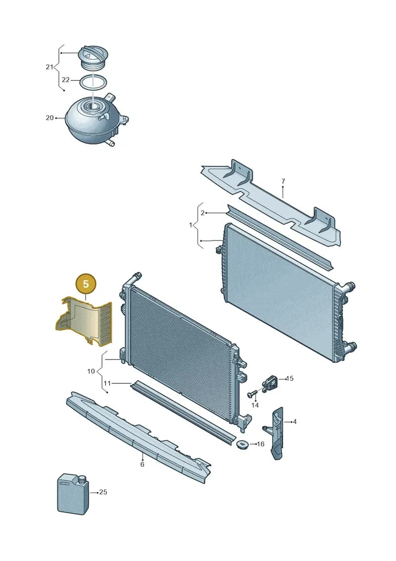 575121284A — SEAT Ateca (2016-) diagram 893121800, position 5