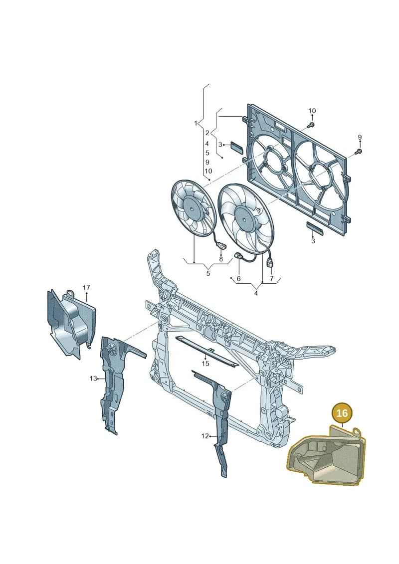 575121673F — SEAT Ateca (2016-) diagram 803121940, position 16