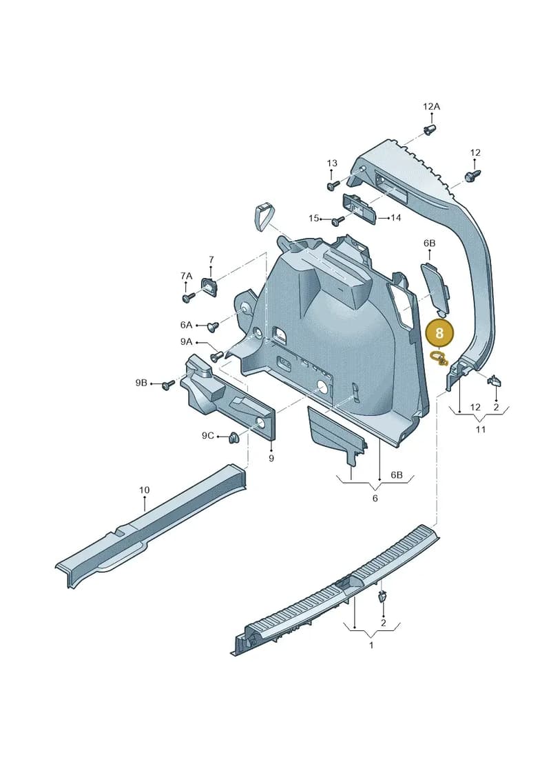 575801983 — SEAT Ateca (2016-) diagram 893867800, position 8