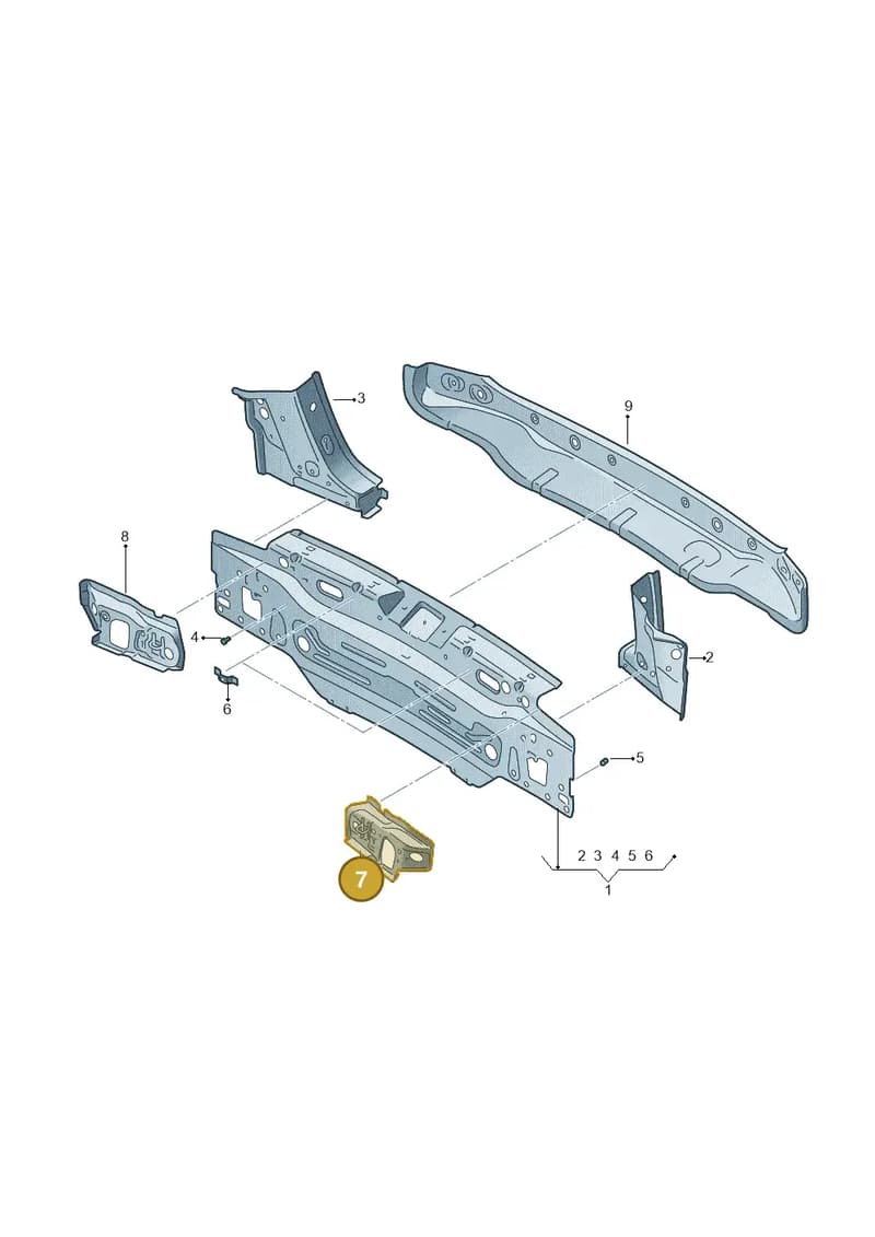 575804743 — SEAT Ateca (2016-) diagram 893813000, position 7