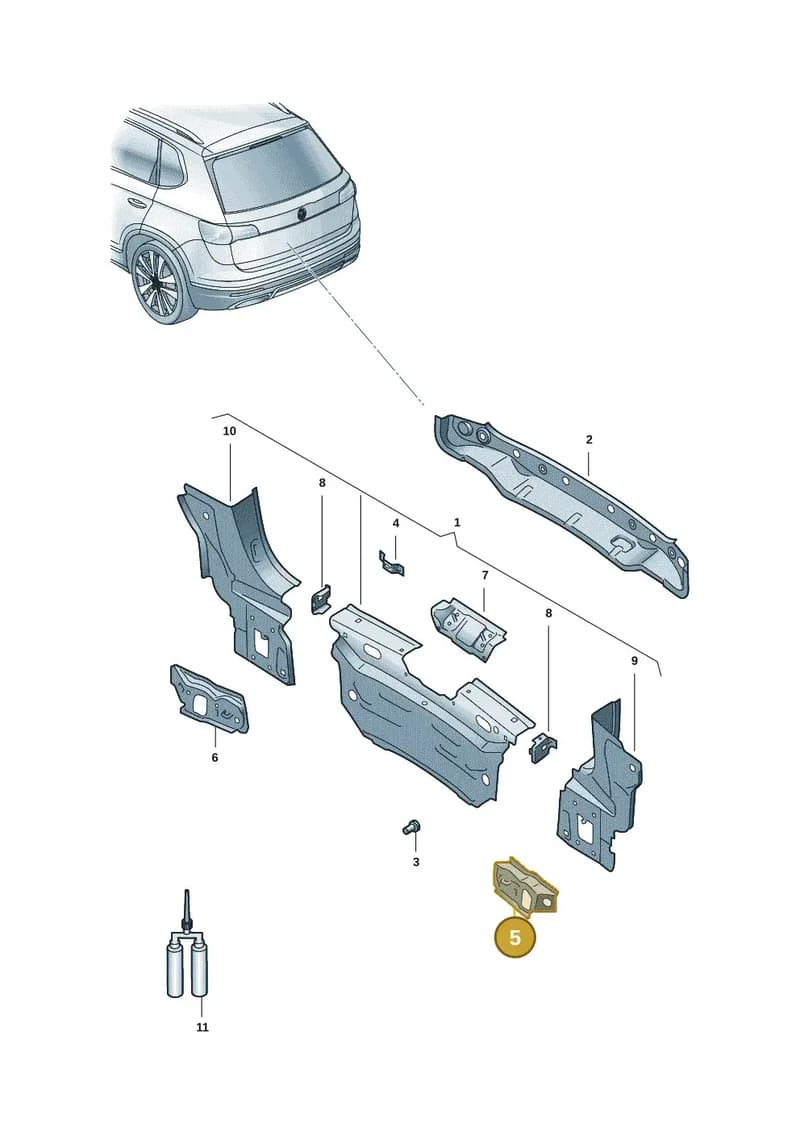 575804743 — Skoda Karoq (2017-2023) diagram 2gm813000, position 5