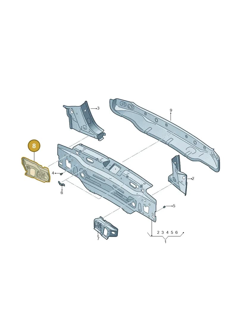 575804744 — SEAT Ateca (2016-) diagram 893813000, position 8
