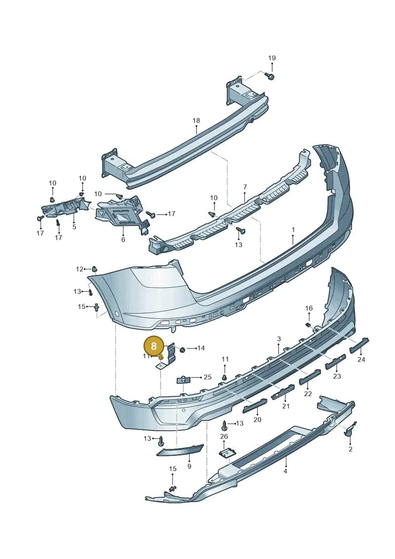 575807125A — SEAT Ateca (2016-) diagram 893807080, position 8