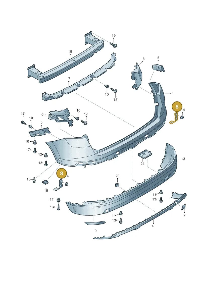 575807125A — SEAT Ateca (2016-) diagram 893807500, position 8