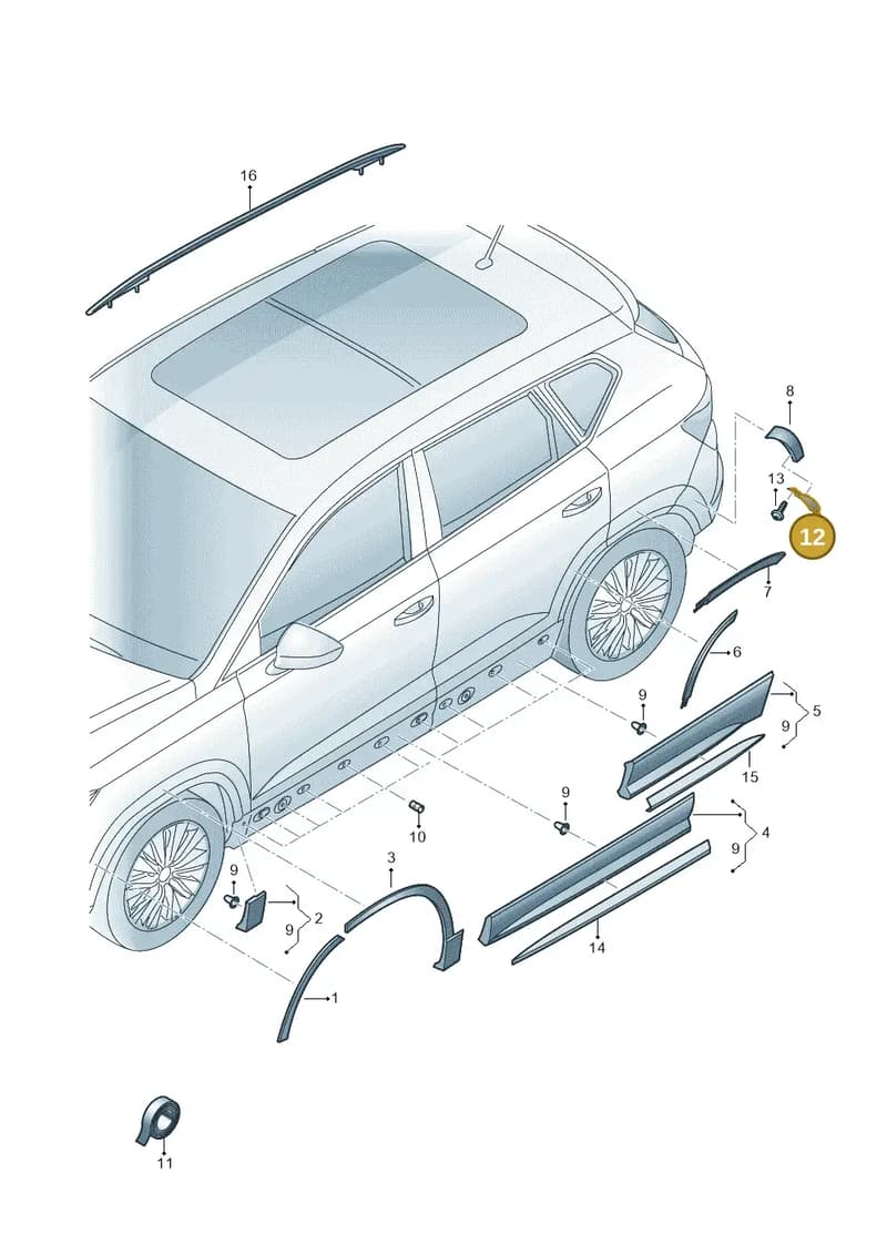 575807837A9B9 — Skoda Karoq (2017-2023) diagram 834853030, position 12