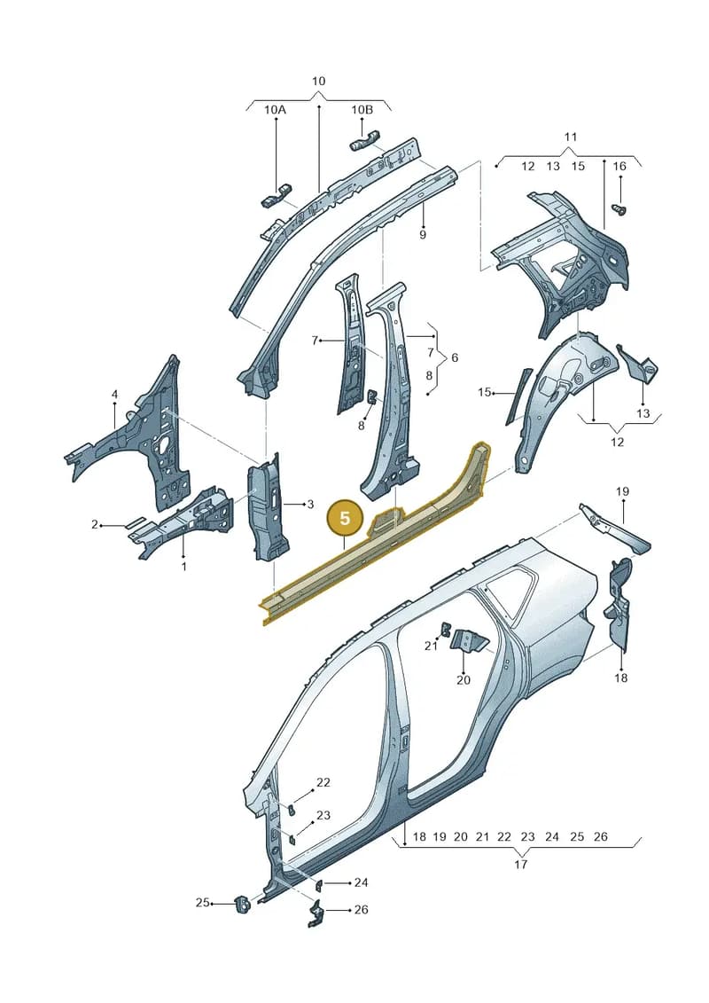 575809071 — SEAT Ateca (2016-) diagram 893809300, position 5