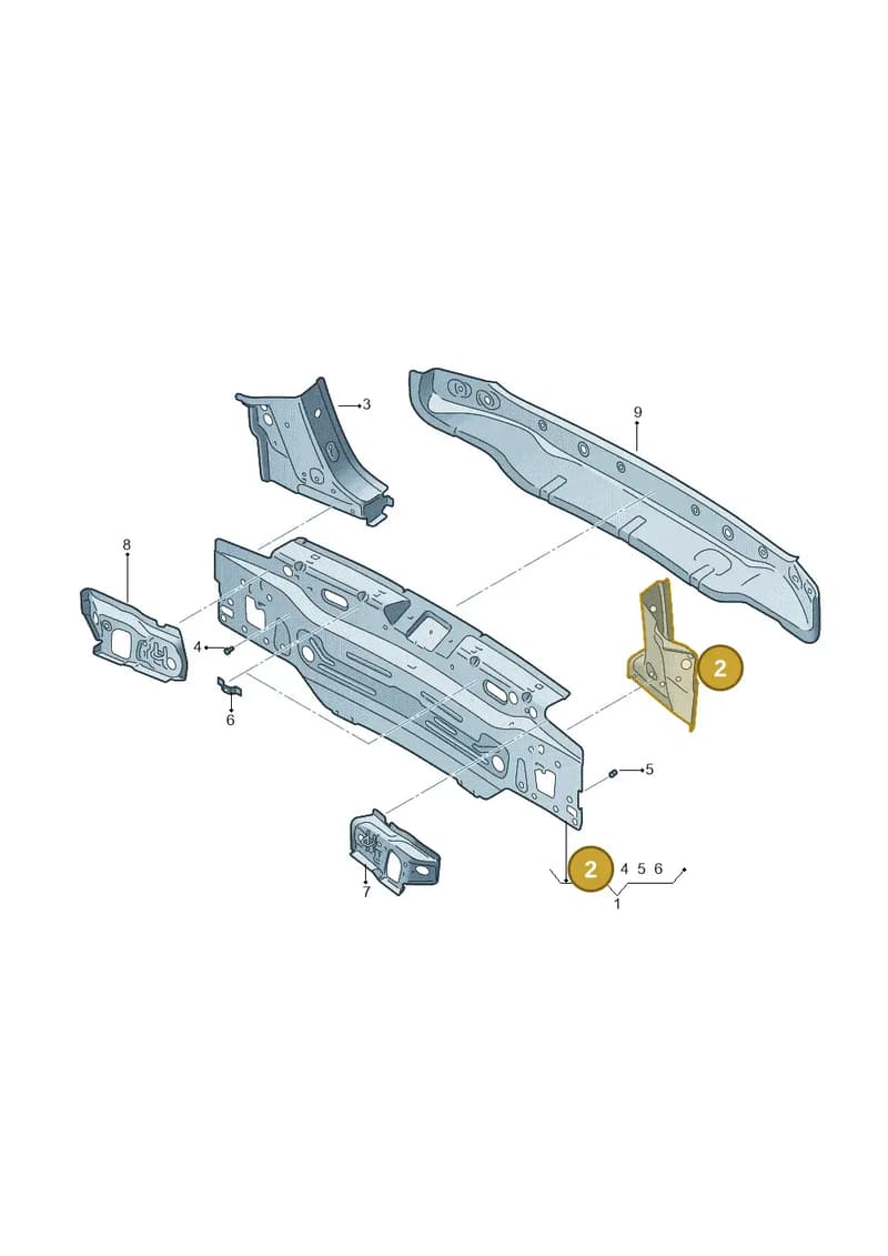 575809439A — SEAT Ateca (2016-) diagram 893813000, position 2
