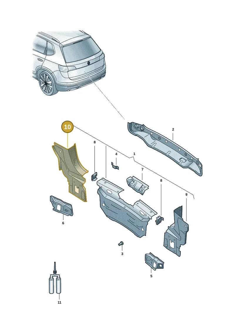 575809440A — Skoda Karoq (2017-2023) diagram 2gm813000, position 10