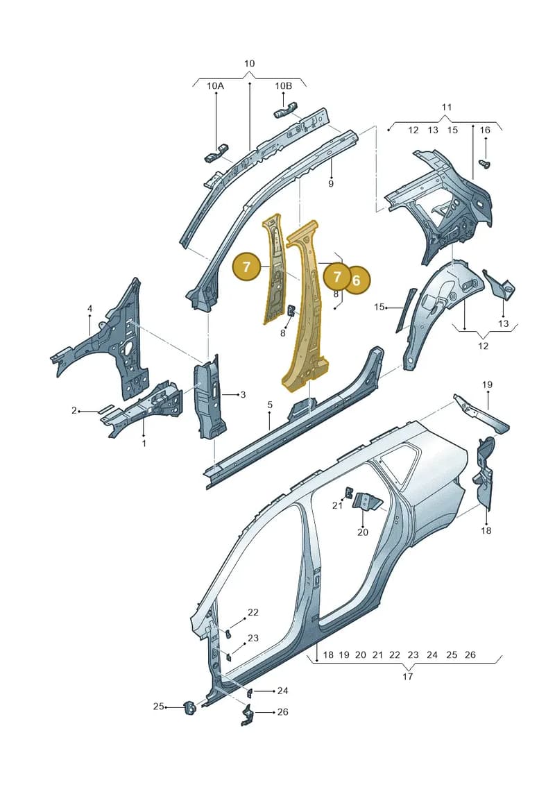575809608 — SEAT Ateca (2016-) diagram 893809300, position 6+7