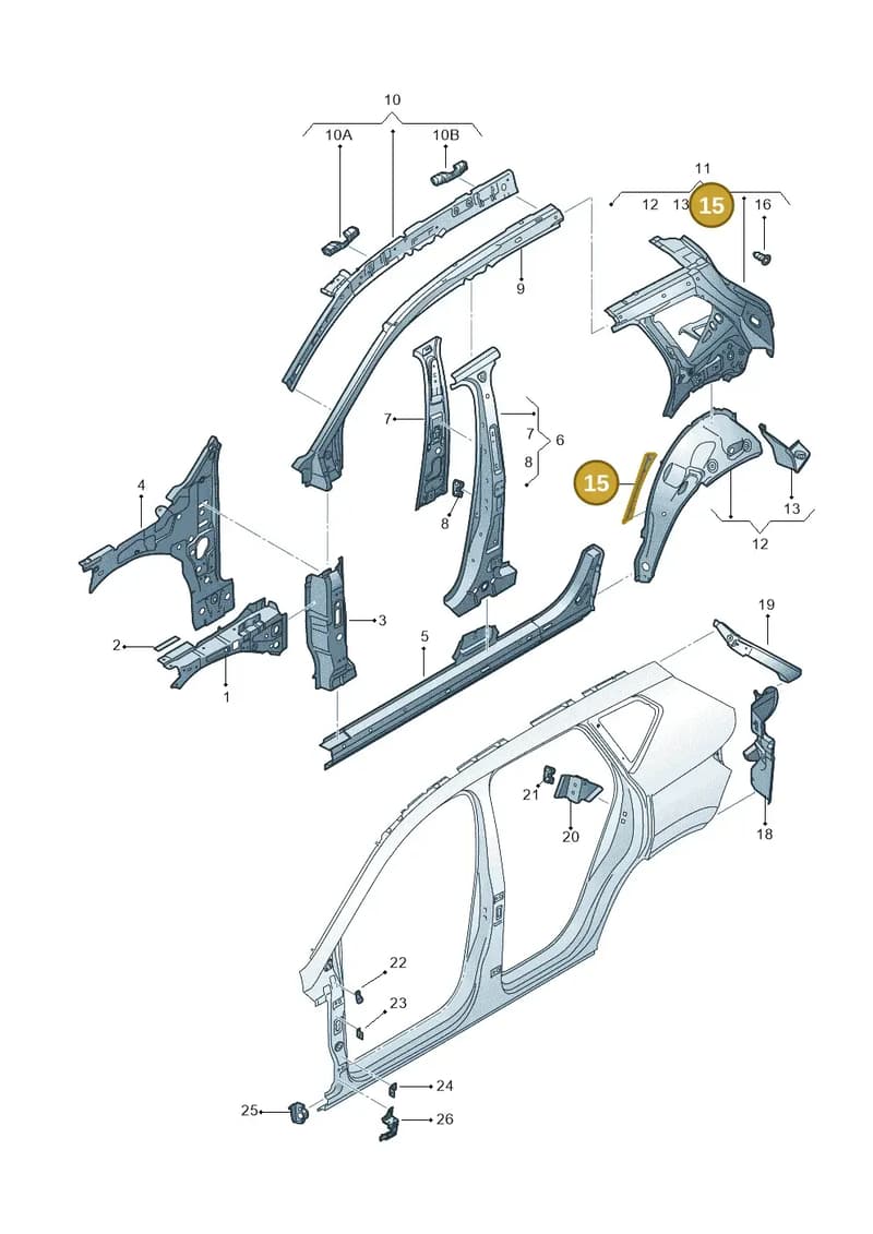 575809677 — Skoda Karoq (2017-2023) diagram 834809030, position 15