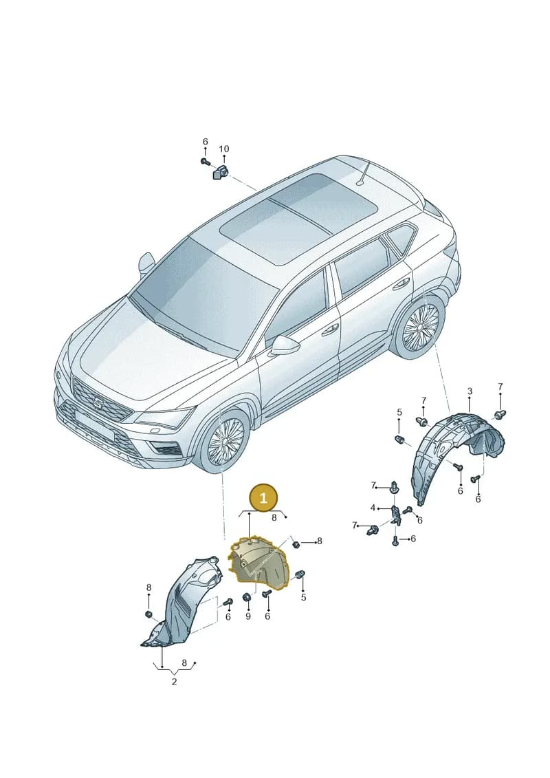 575809958C — SEAT Ateca (2016-) diagram 893821500, position 1
