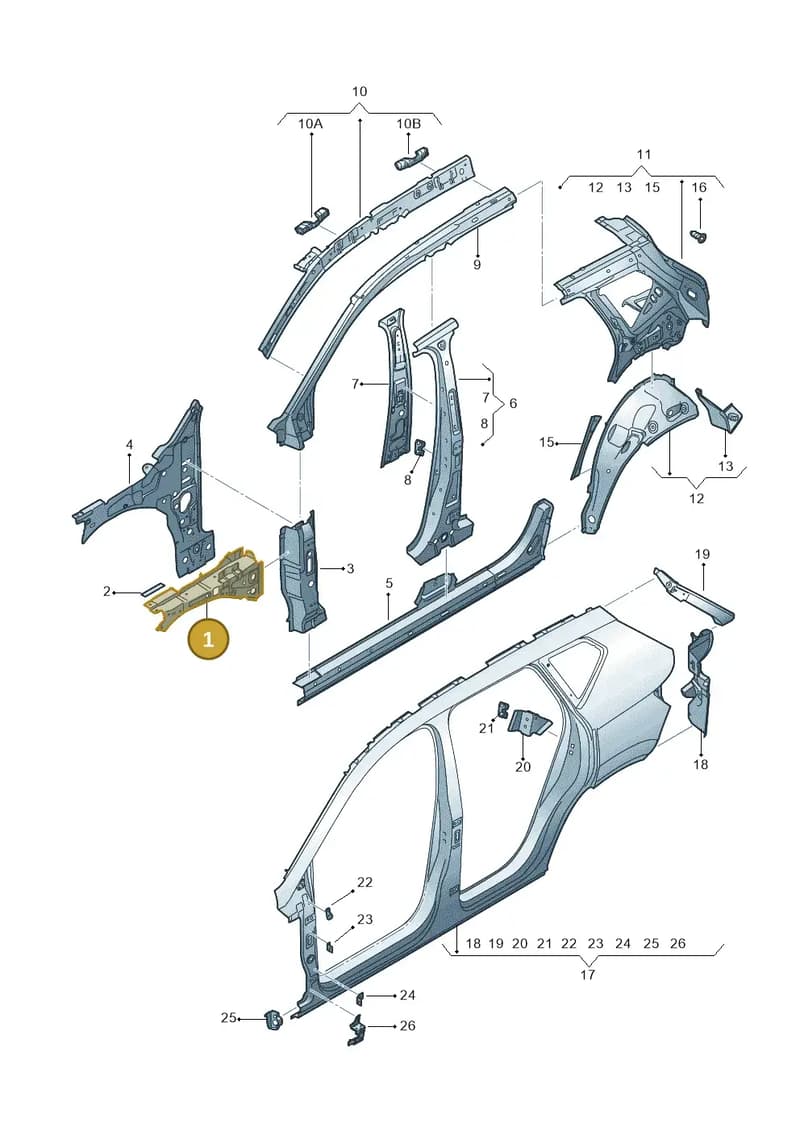 575810136 — SEAT Ateca (2016-) diagram 893809300, position 1