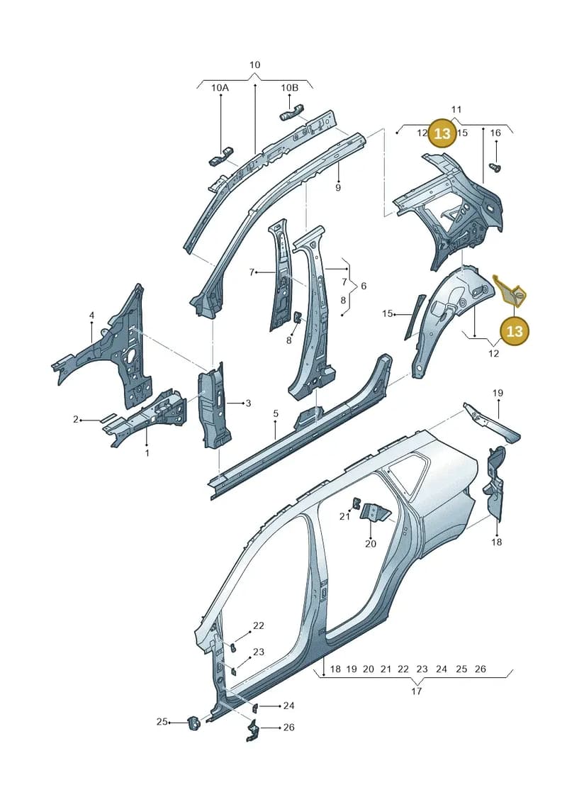 575813227A — SEAT Ateca (2016-) diagram 893809300, position 13
