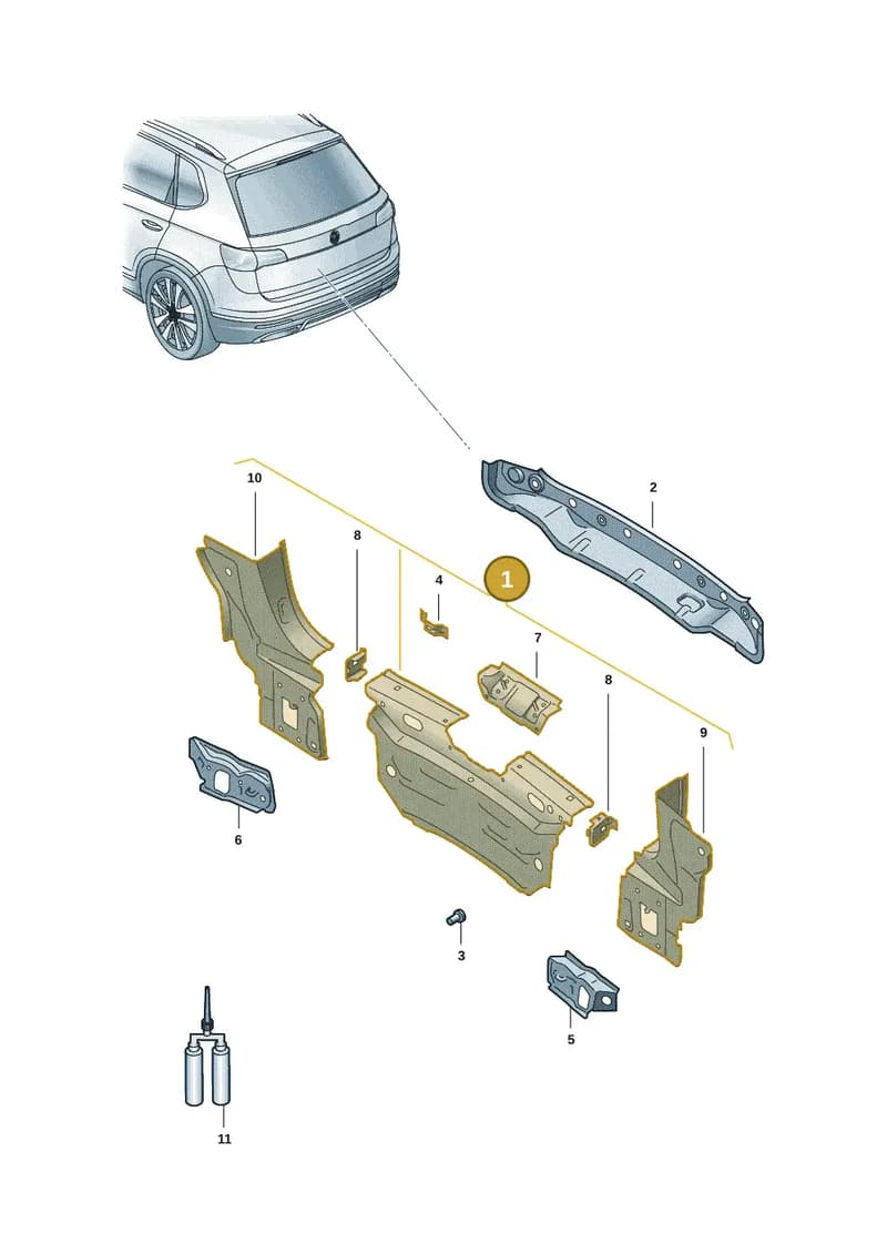 575813303A — Skoda Karoq (2017-2023) diagram 2gm813000, position 1