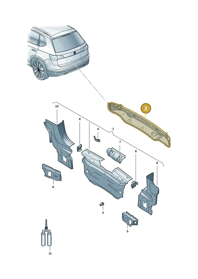 575813315 — Skoda Karoq (2017-2023) diagram 2gm813000, position 2