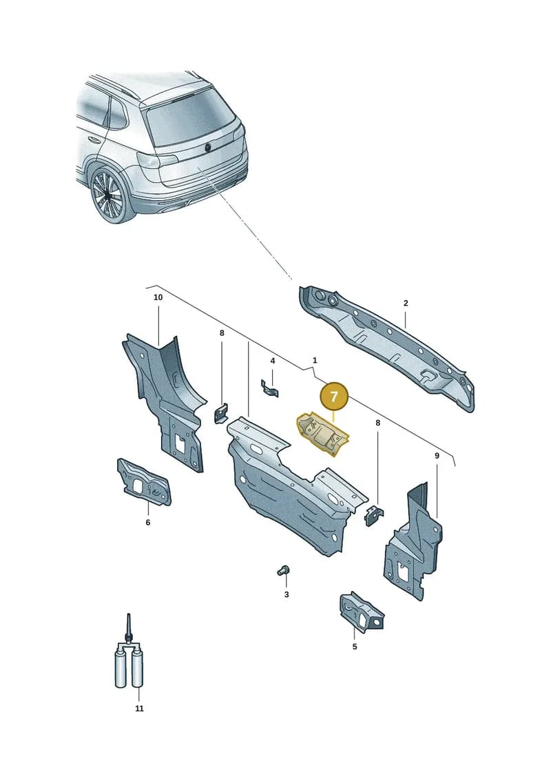 575813323 — Skoda Karoq (2017-2023) diagram 2gm813000, position 7