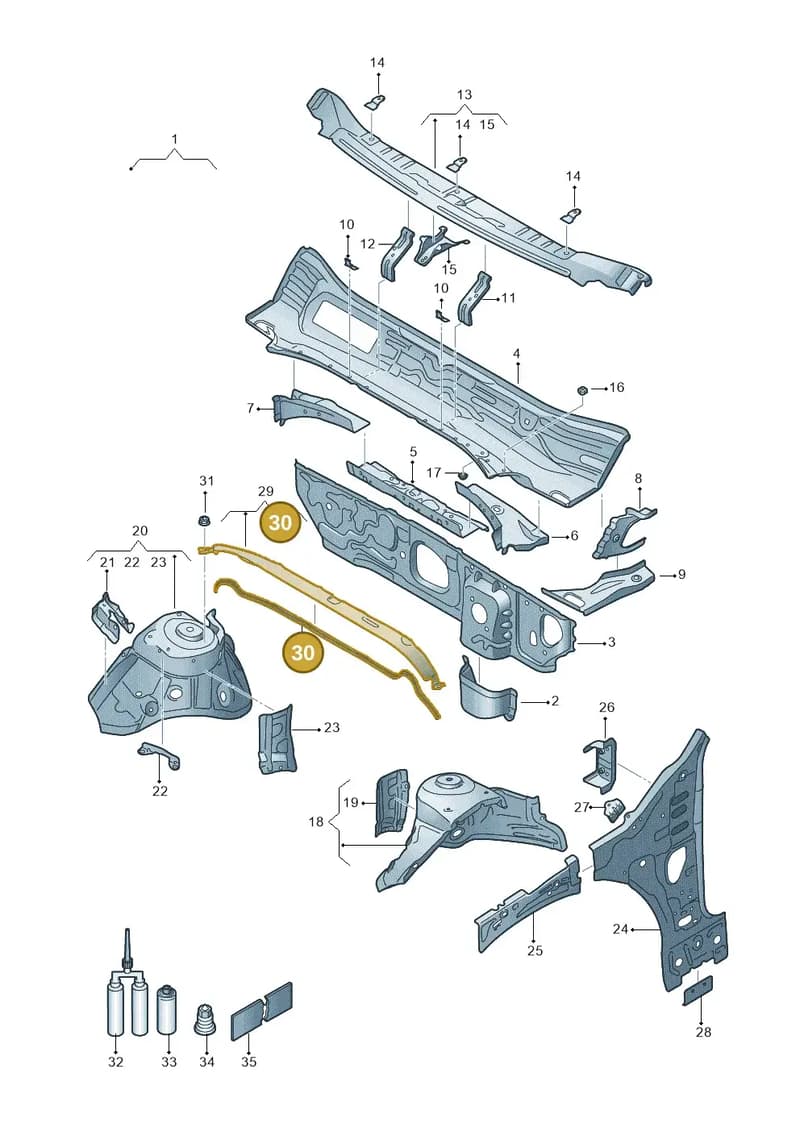 575819142C — SEAT Leon (2019-) diagram 5fn805050, position 30