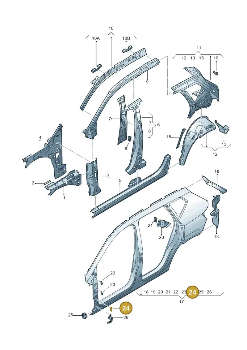 575821141A — SEAT Ateca (2016-) diagram 893809300, position 24