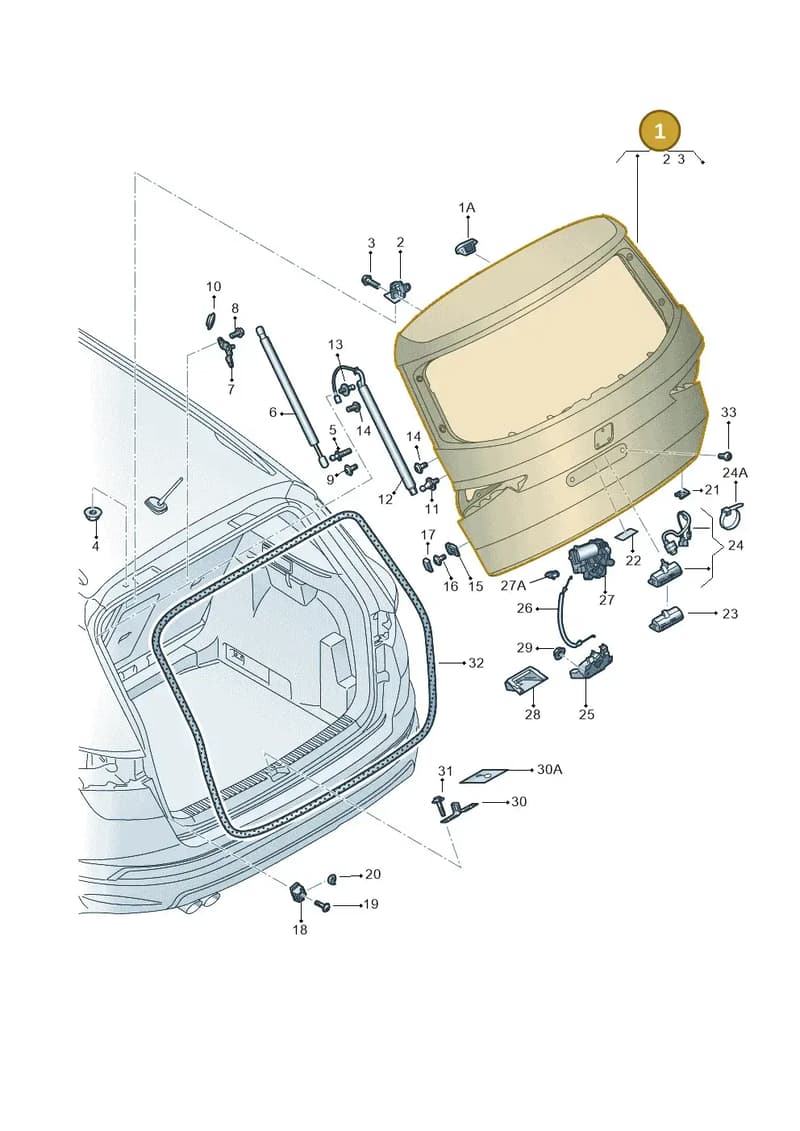 575827023B — SEAT Ateca (2016-) diagram 893827000, position 1