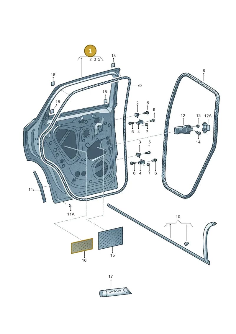 575833052J — SEAT Ateca (2016-) diagram 893833000, position 1