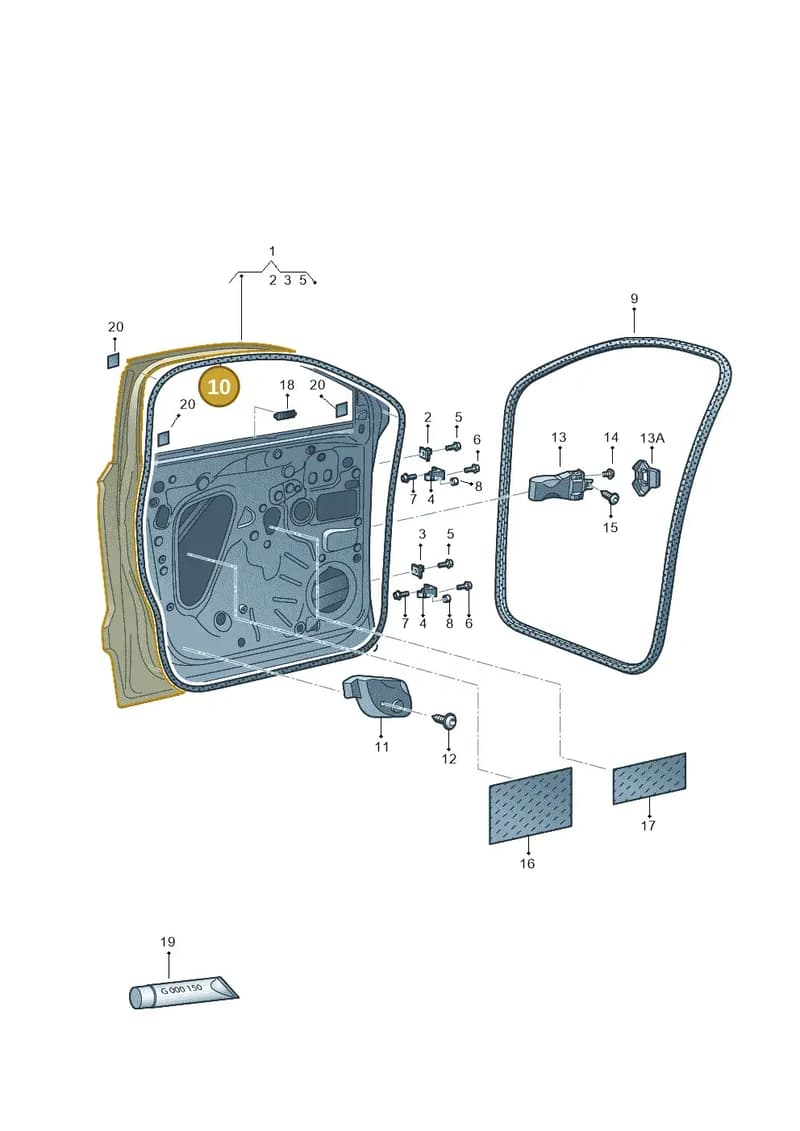 575837912D9B9 — SEAT Ateca (2016-) diagram 893831000, position 10
