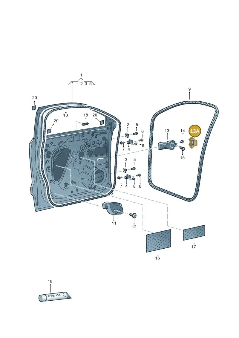 575837923 — Skoda Karoq (2017-2019) diagram 893831000, position 13A