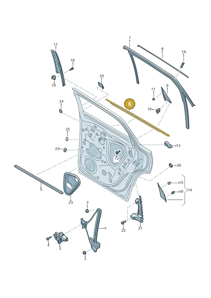 575839477D5AP — SEAT Ateca (2016-) diagram 893839600, position 6