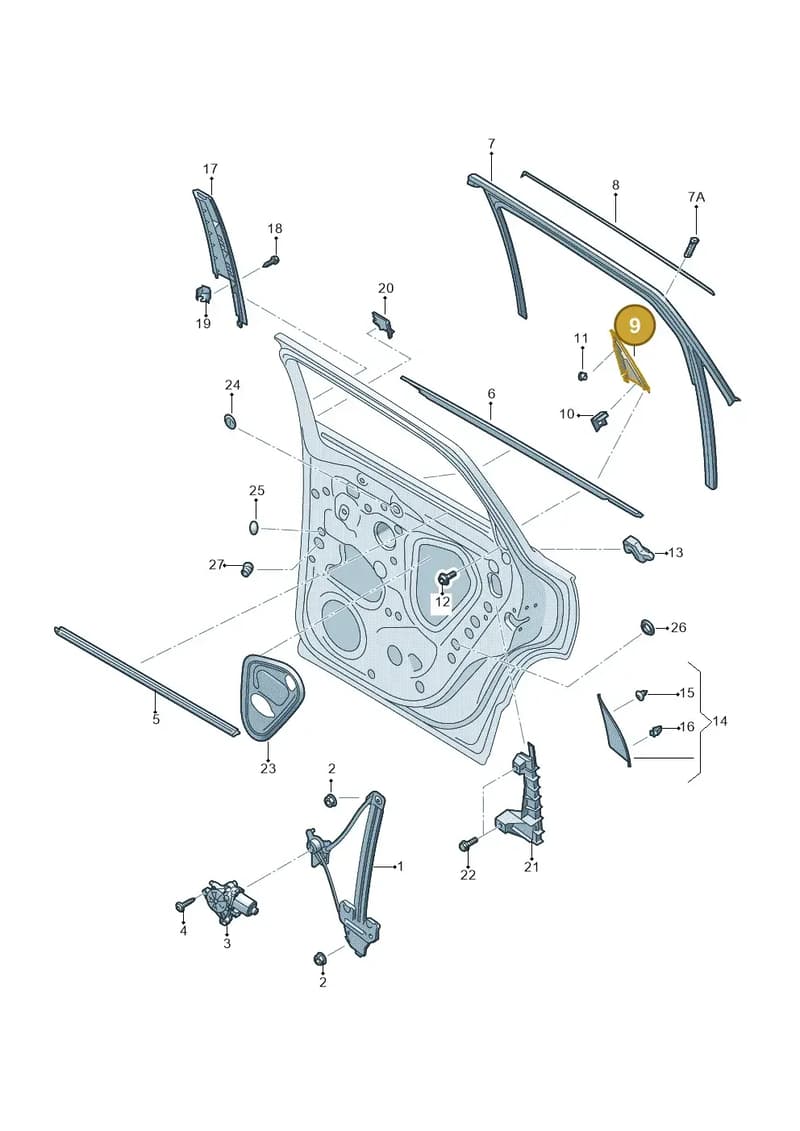 575839638B041 — SEAT Ateca (2016-) diagram 893839600, position 9