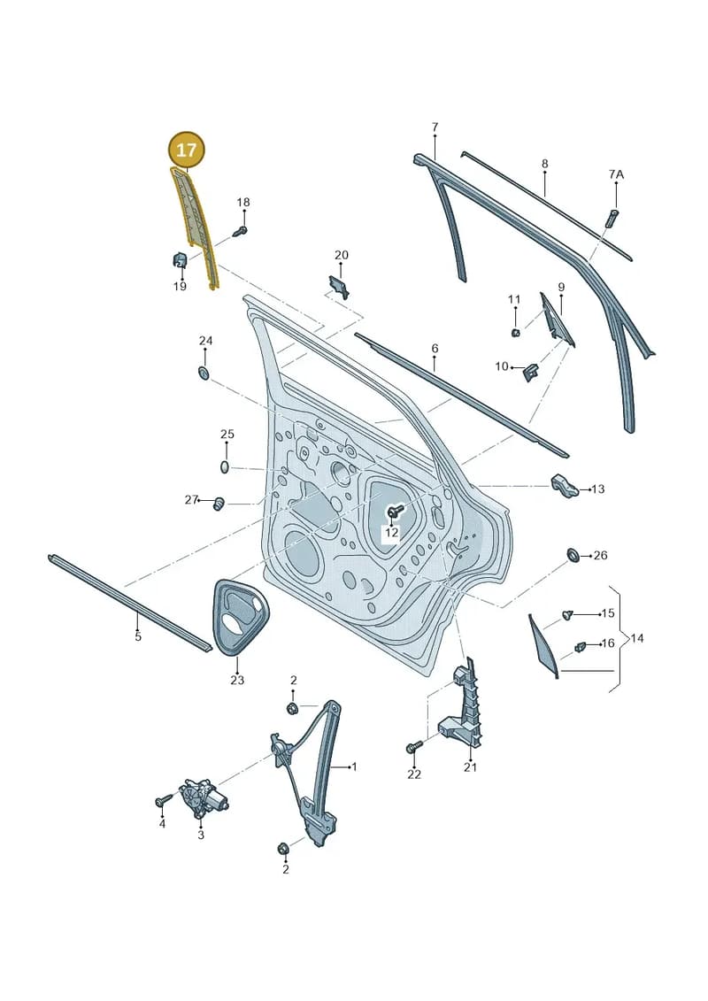 575839901C041 — SEAT Ateca (2016-) diagram 893839600, position 17