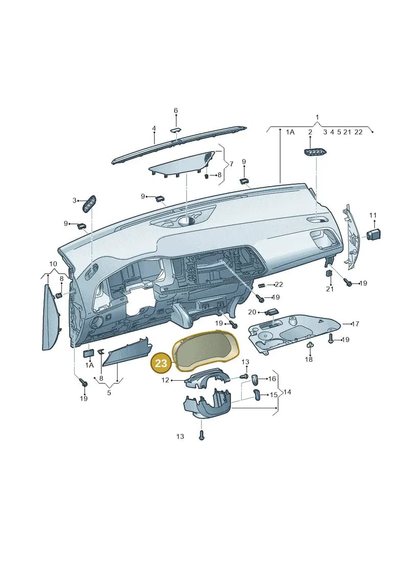 575857053A1QB — SEAT Ateca (2016-) diagram 893857100, position 23