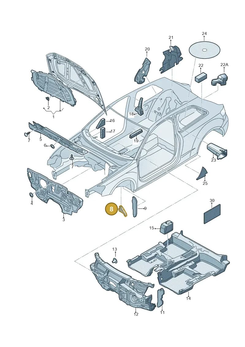 575864237 — SEAT Ateca (2016-) diagram 745863200, position 8