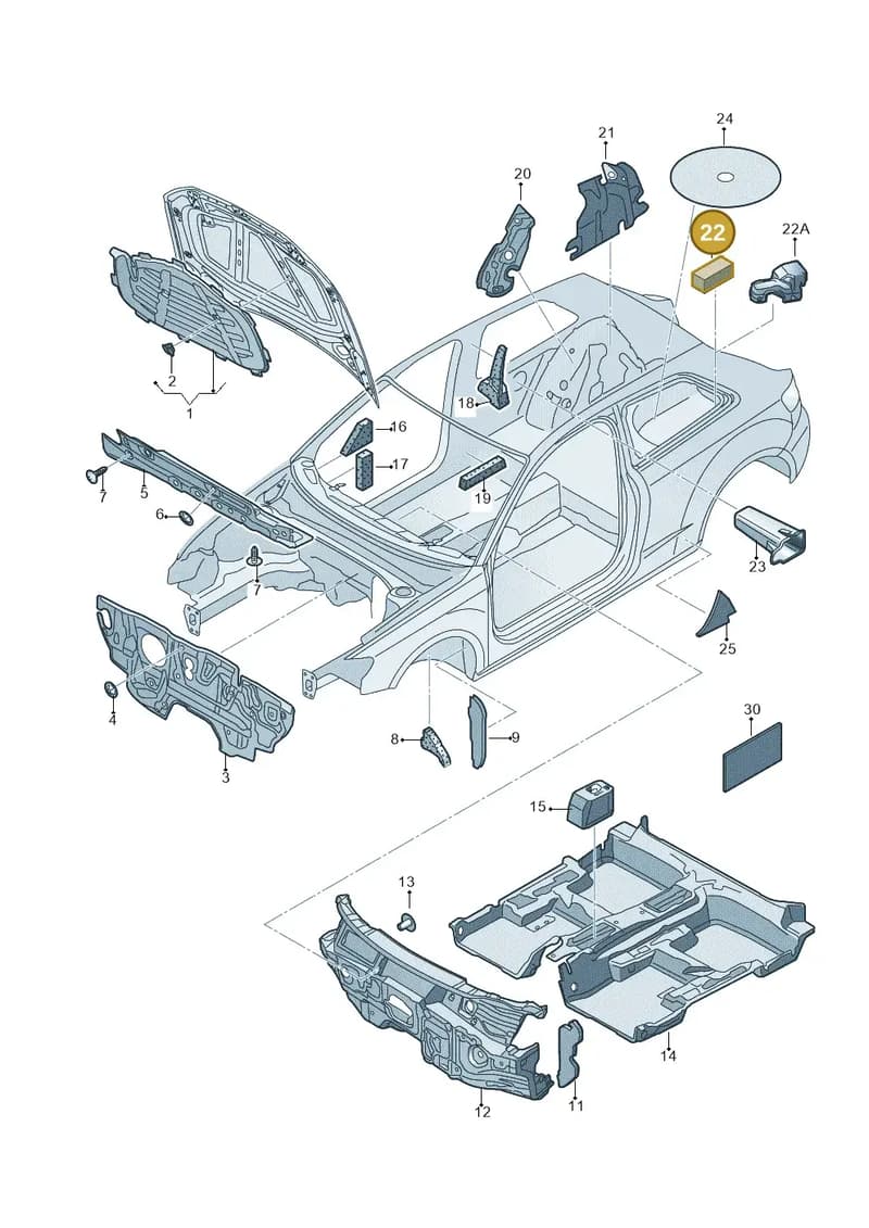 575864708A — SEAT Ateca (2016-) diagram 745863200, position 22