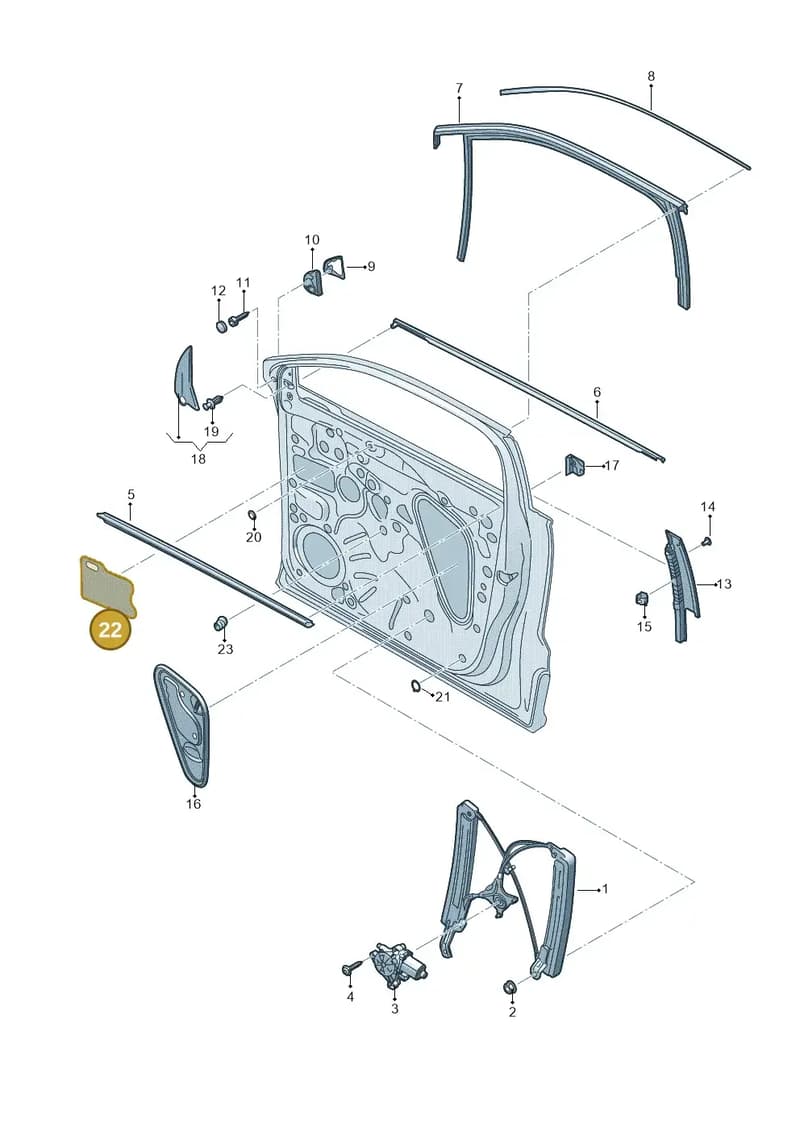 575867163A — SEAT Ateca (2016-) diagram 893837600, position 22