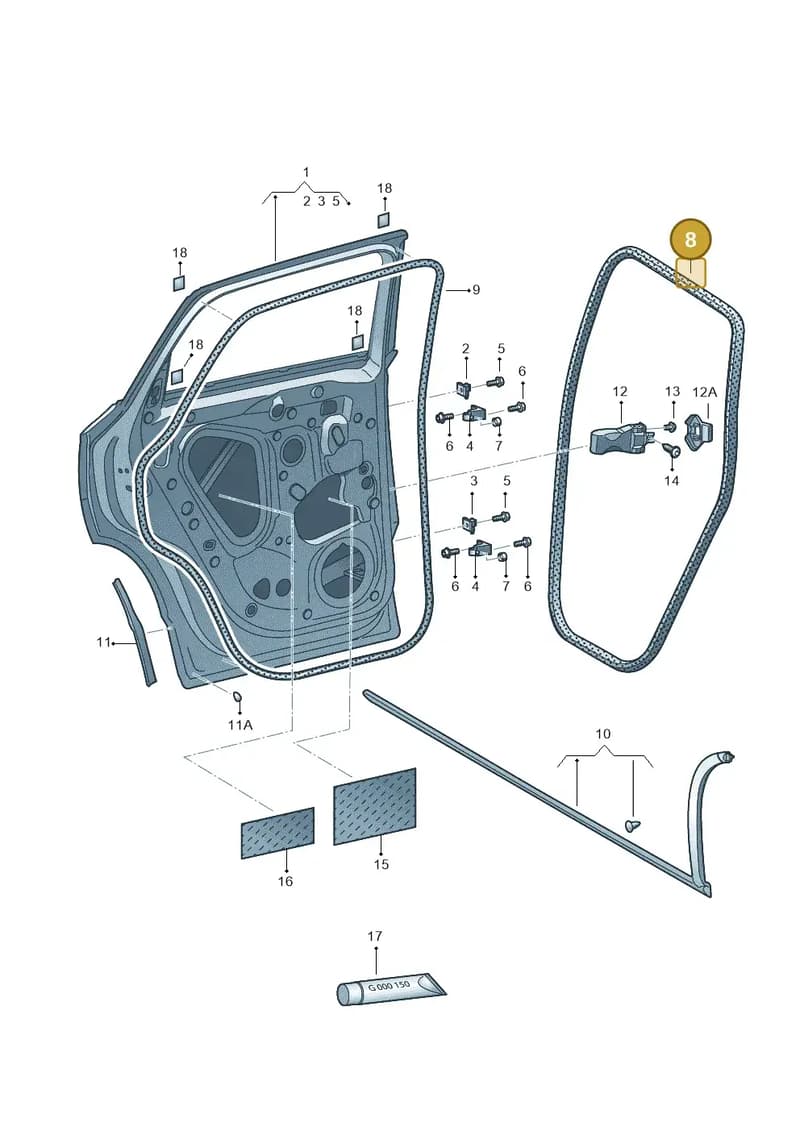 575867367Q9B9 — SEAT Ateca (2016-) diagram 893833000, position 8