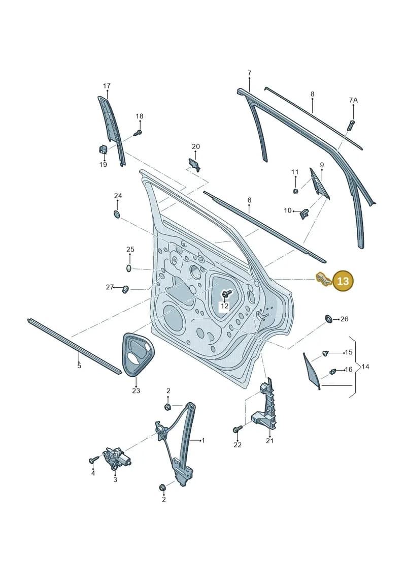 575867389A — SEAT Ateca (2016-) diagram 893839600, position 13