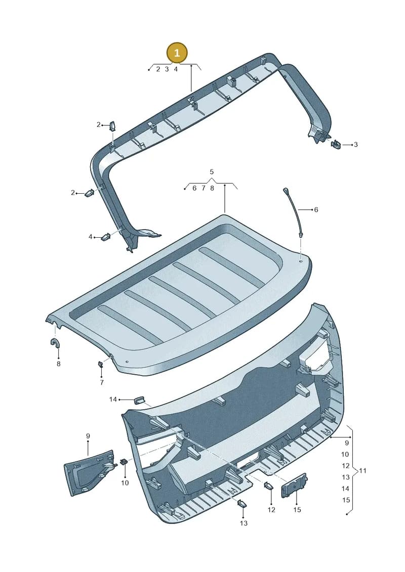 575867603A9B9 — SEAT Ateca (2016-) diagram 893867900, position 1