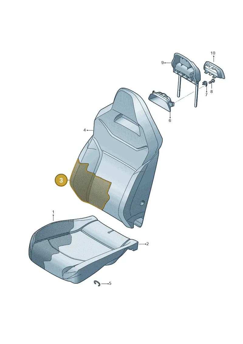 575881776S — SEAT Ateca (2016-) diagram 591881075, position 3